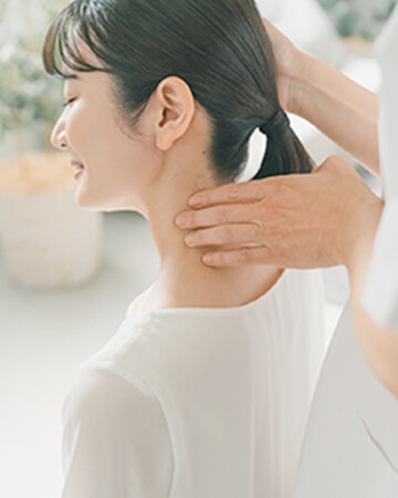 頚部施術のイメージ